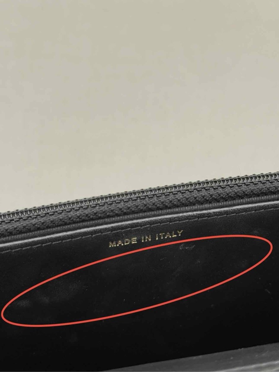 Pre - loved CHANEL Wallet on Chain Black Shoulder Bag at Reems Closet