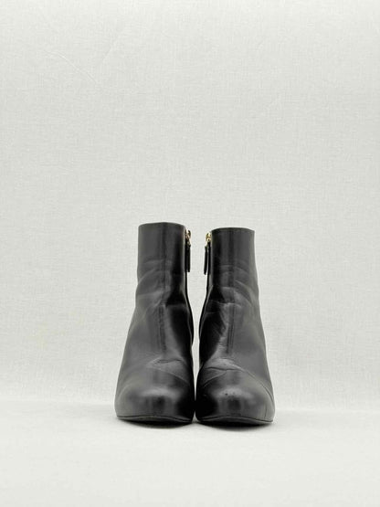 Pre - loved CHANEL Wedge Black Size EU 39 Ankle Boots at Reems Closet