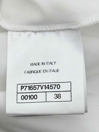 Pre - loved CHANEL White Size US 2 Top at Reems Closet