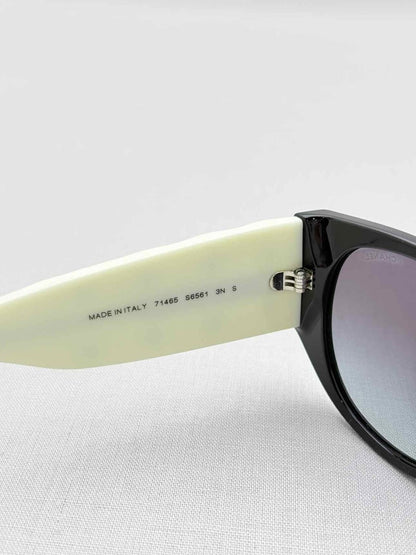Pre - loved CHANEL White Sunglasses at Reems Closet