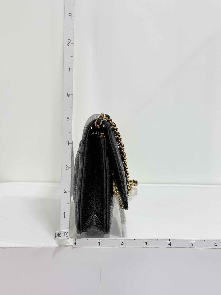 Pre-loved CHANEL WOC Black Quilted Shoulder Bag at Reems Closet