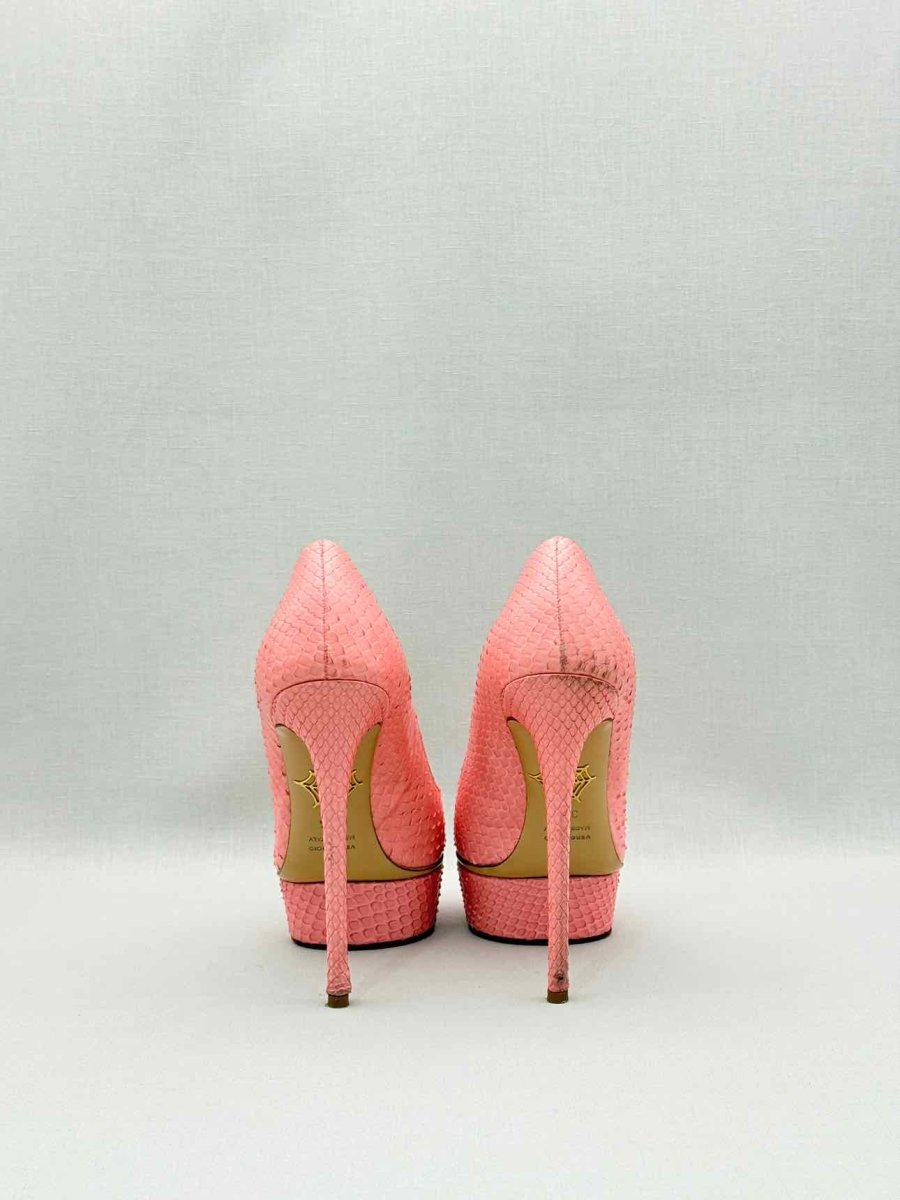Pre-loved CHARLOTTE OLYMPIA Dolly Pink Size EU 37.5 Pumps at Reems Closet