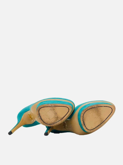 Pre - loved CHARLOTTE OLYMPIA Green Size EU 39.5 Pumps at Reems Closet