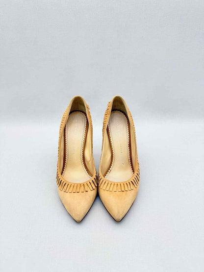Pre-loved CHARLOTTE OLYMPIA Tan Size EU 39 Pumps at Reems Closet