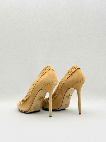 Pre-loved CHARLOTTE OLYMPIA Tan Size EU 39 Pumps at Reems Closet