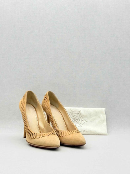 Pre-loved CHARLOTTE OLYMPIA Tan Size EU 39 Pumps at Reems Closet