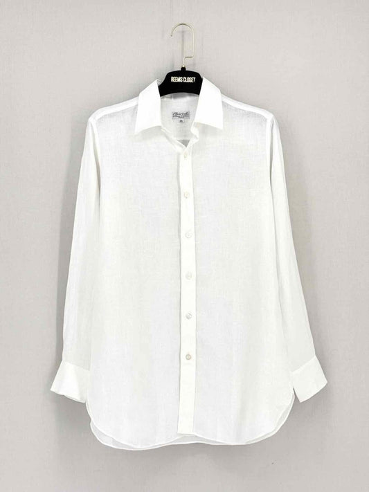 Pre - loved CHARVET Classic White Size XSmall Shirt at Reems Closet