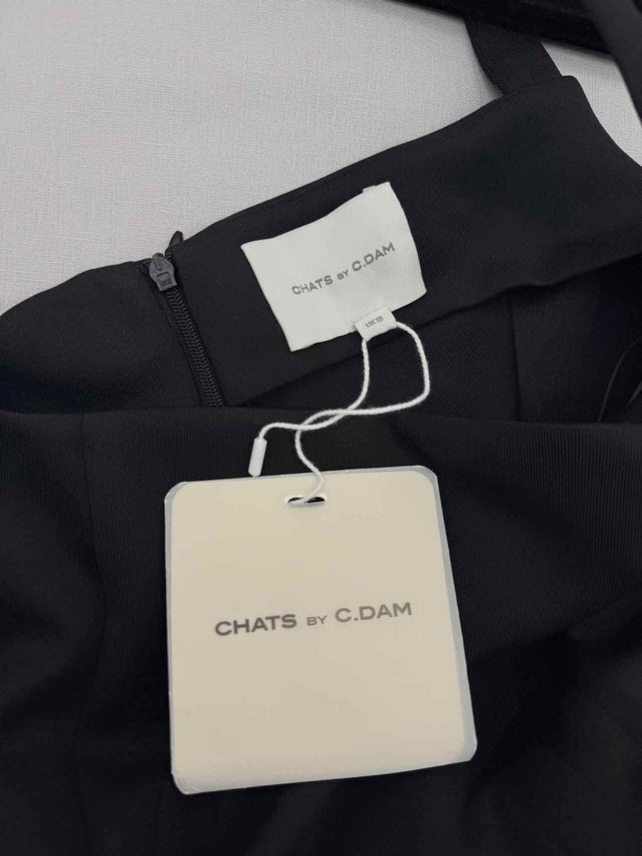 Pre - loved CHATS BY C.DAM Kamplee Black Size US 6 Midi Dress at Reems Closet