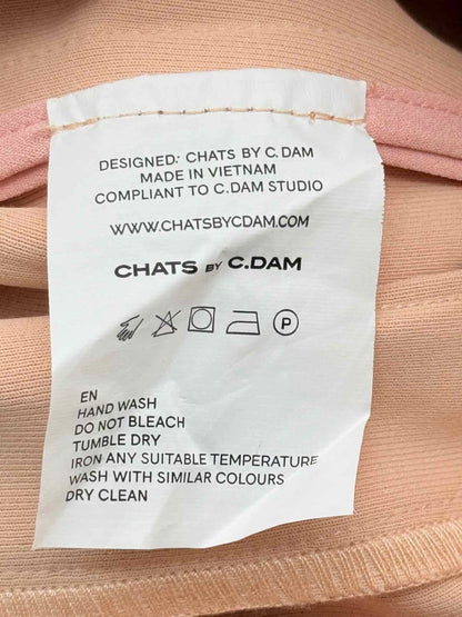 Pre - loved CHATS BY C.DAM Kamplee Peach Size US 6 Midi Dress at Reems Closet