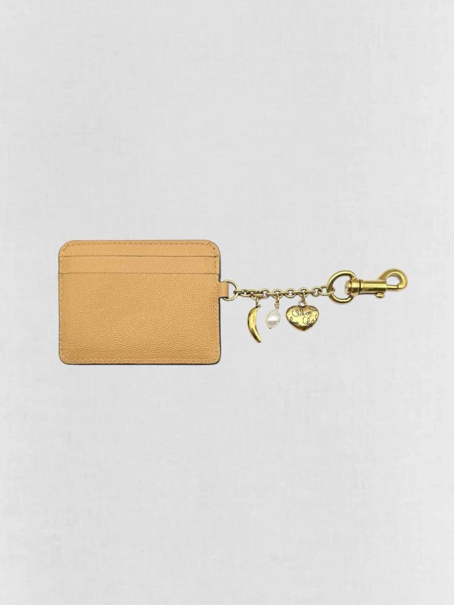 Pre-loved CHLOE Beige Card Holder at Reems Closet