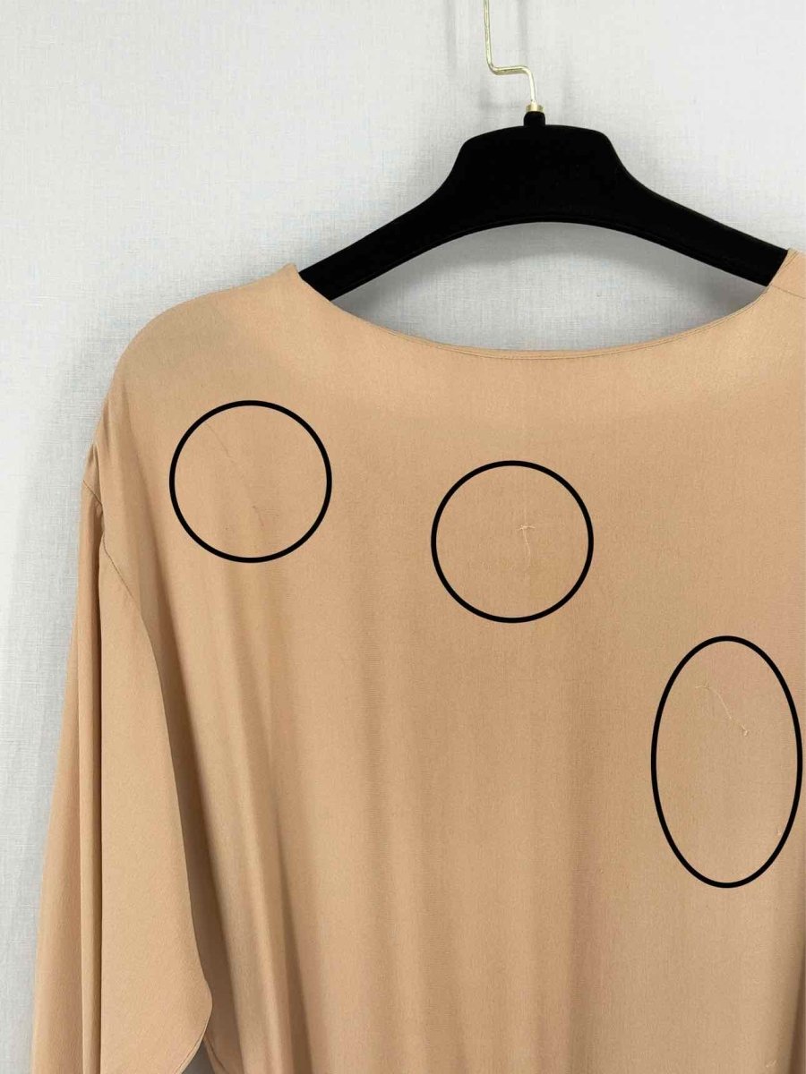 Pre - loved CHLOE Beige Size Medium Knee Length Dress at Reems Closet