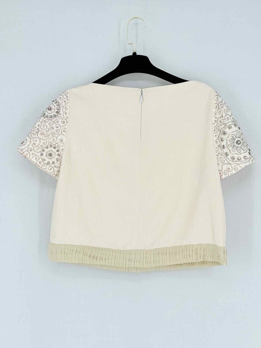 Pre - loved CHLOE Beige Size US 8 Top at Reems Closet