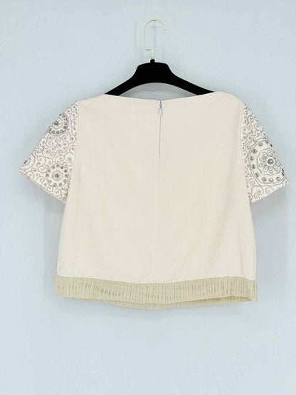 Pre - loved CHLOE Beige Size US 8 Top at Reems Closet