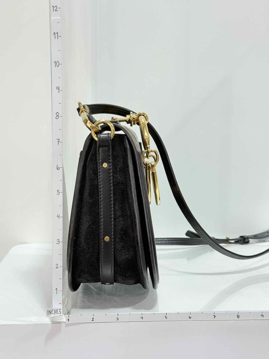 Pre - loved CHLOE Black Crossbody at Reems Closet