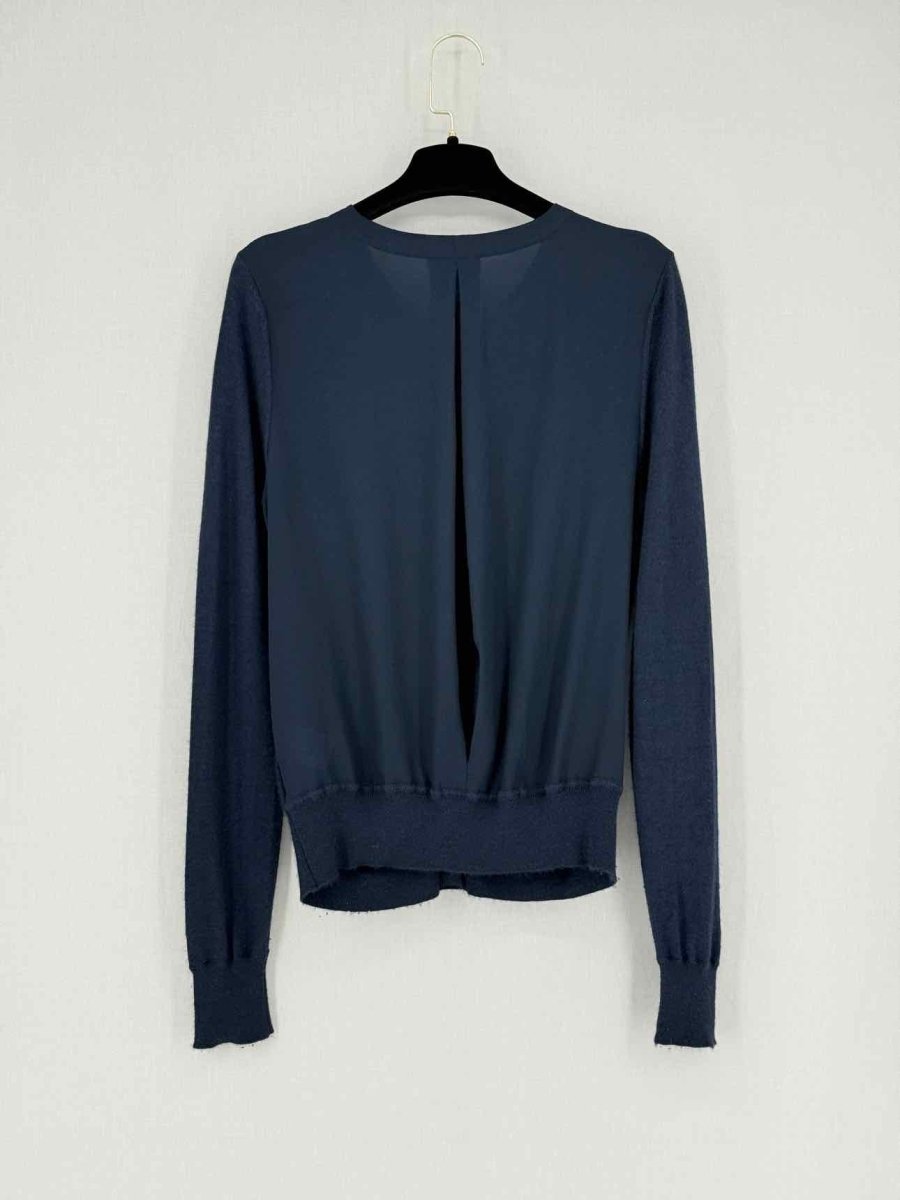 Pre - loved CHLOE Blue Size Medium Cardigan at Reems Closet