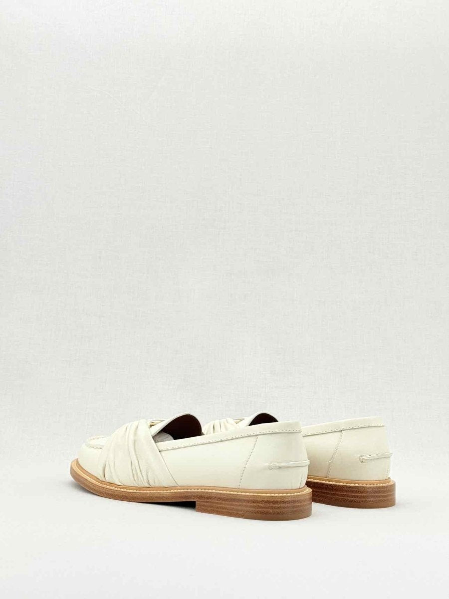 Pre - loved CHLOE C - embellished White Size EU 40 Loafers at Reems Closet