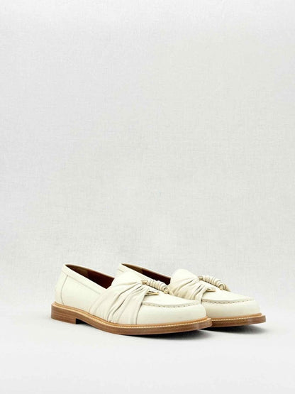 Pre - loved CHLOE C - embellished White Size EU 40 Loafers at Reems Closet