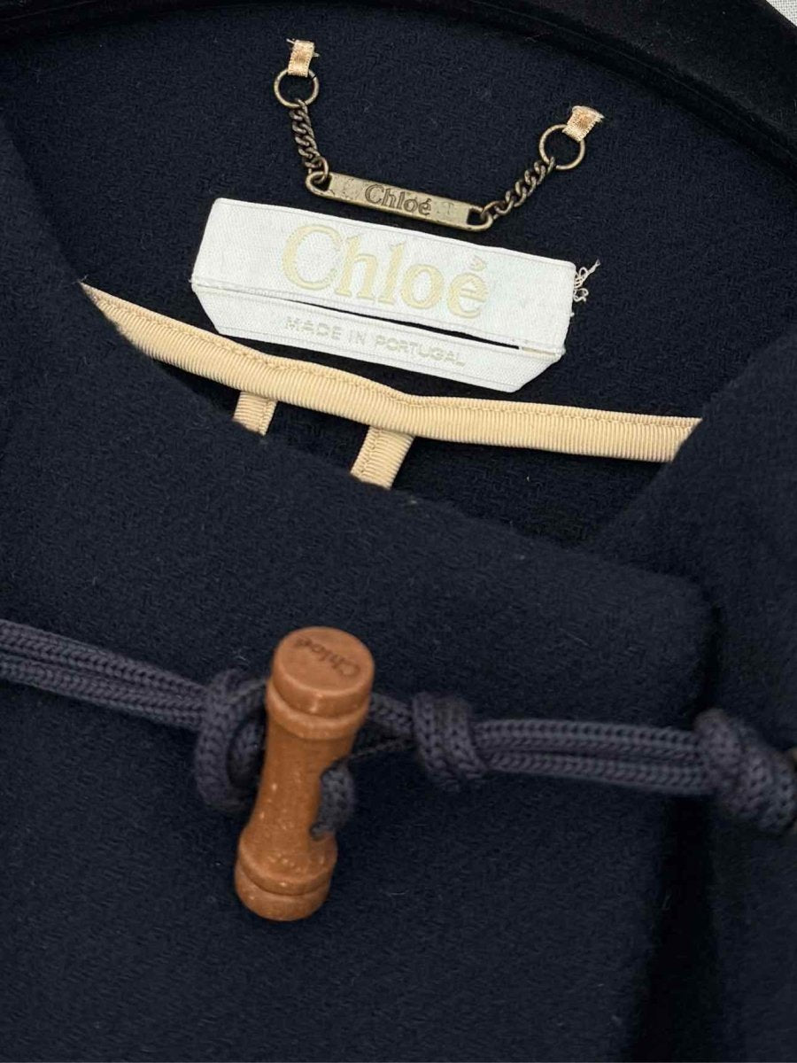 Pre - loved CHLOE Cape Navy Size US 8 Jacket at Reems Closet