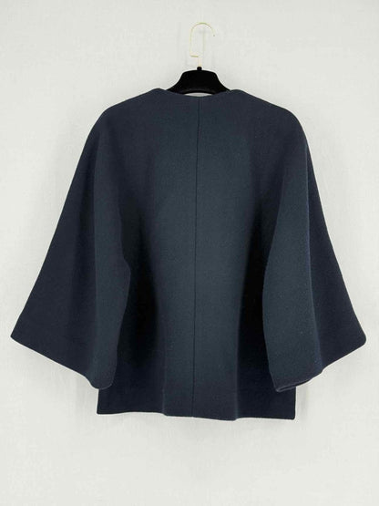Pre - loved CHLOE Cape Navy Size US 8 Jacket at Reems Closet