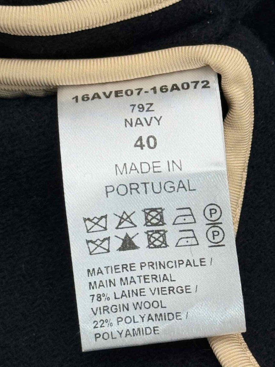 Pre - loved CHLOE Cape Navy Size US 8 Jacket at Reems Closet