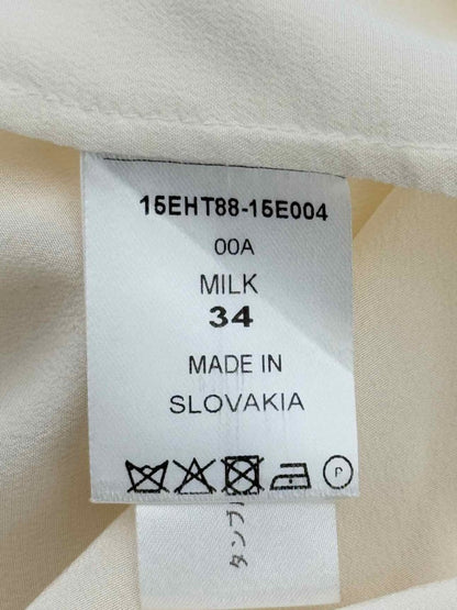 Pre - loved CHLOE Cream Size US 2 Shirt at Reems Closet