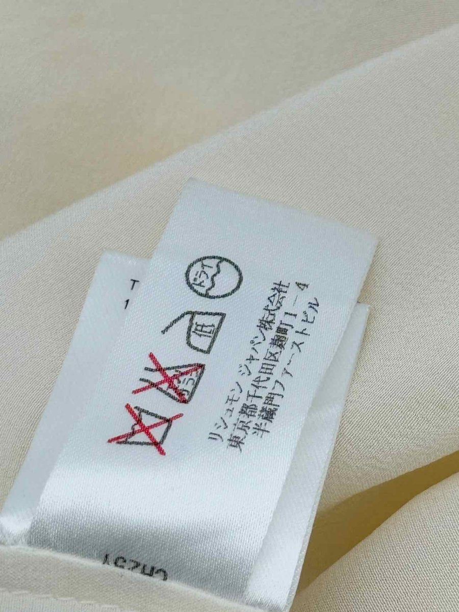 Pre - loved CHLOE Cream Size US 2 Shirt at Reems Closet