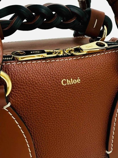 Pre-loved CHLOE Daria Brown Shoulder Bag from Reems Closet