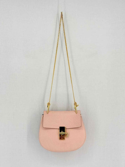 Pre-loved CHLOE Drew Peach Crossbody at Reems Closet