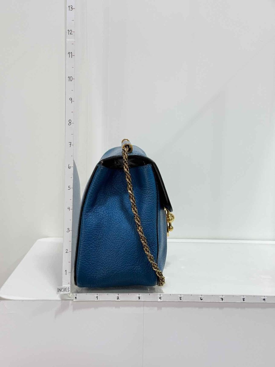 Pre-loved CHLOE Elsie Blue Shoulder Bag at Reems Closet