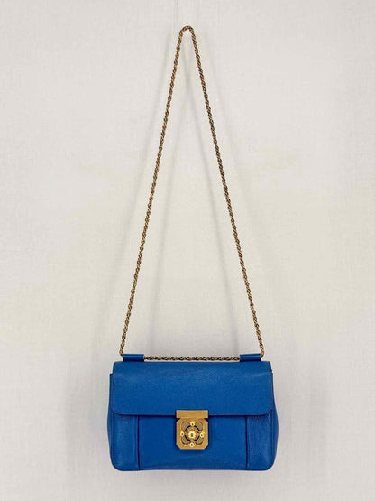 Pre-loved CHLOE Elsie Blue Shoulder Bag at Reems Closet