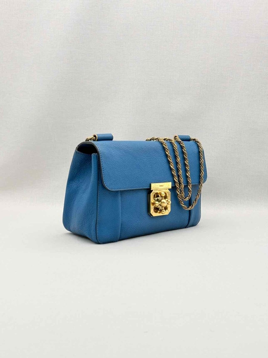 Pre-loved CHLOE Elsie Blue Shoulder Bag at Reems Closet