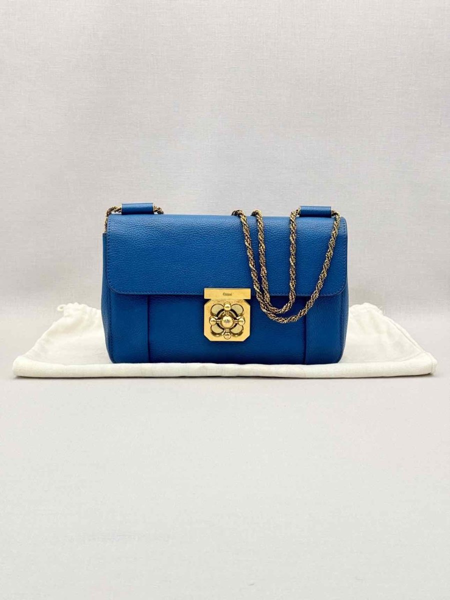 Pre-loved CHLOE Elsie Blue Shoulder Bag at Reems Closet
