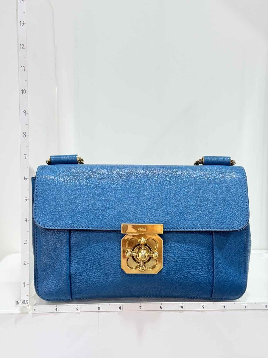 Pre-loved CHLOE Elsie Blue Shoulder Bag at Reems Closet