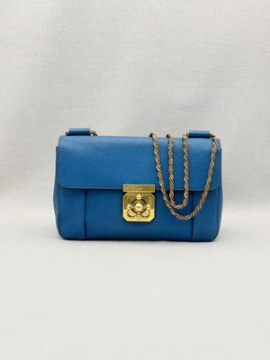Pre-loved CHLOE Elsie Blue Shoulder Bag at Reems Closet