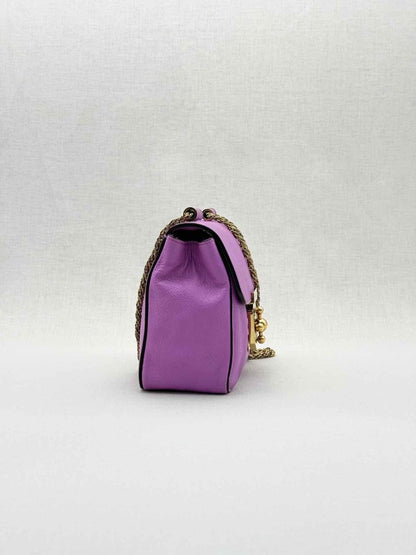 Pre - loved CHLOE Elsie Purple Shoulder Bag at Reems Closet