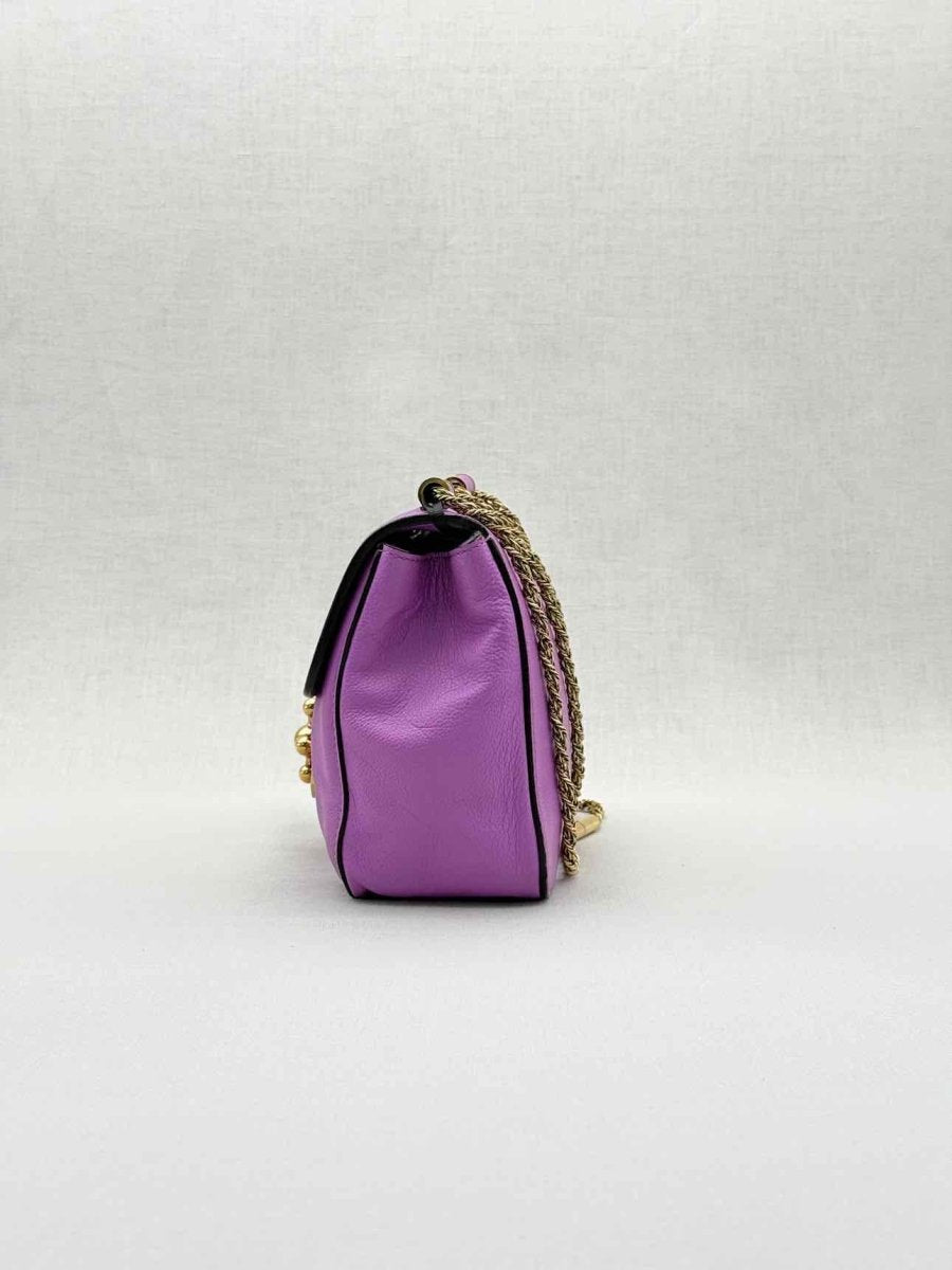 Pre - loved CHLOE Elsie Purple Shoulder Bag at Reems Closet