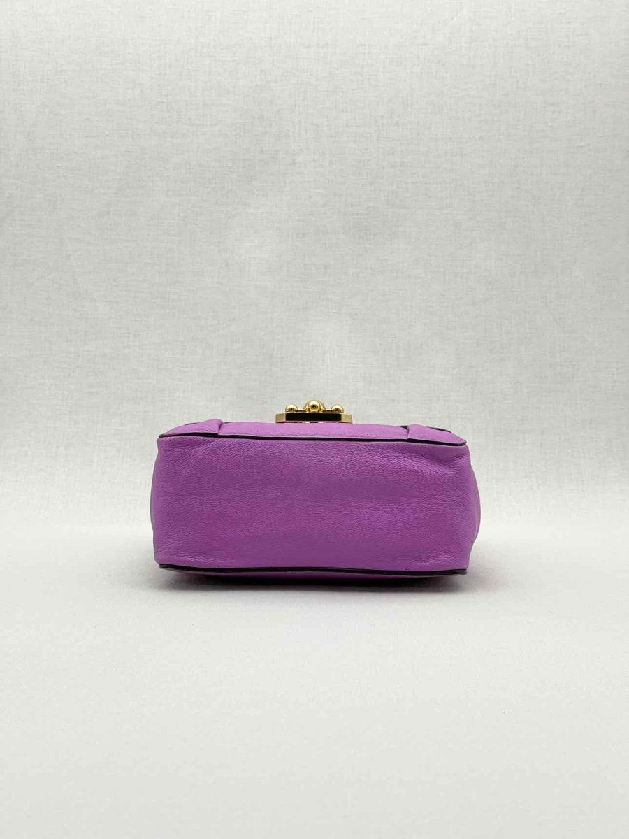 Pre - loved CHLOE Elsie Purple Shoulder Bag at Reems Closet
