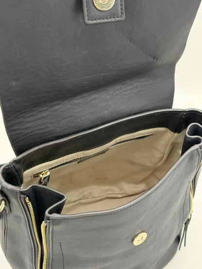 Pre - loved CHLOE Faye Black Backpack at Reems Closet