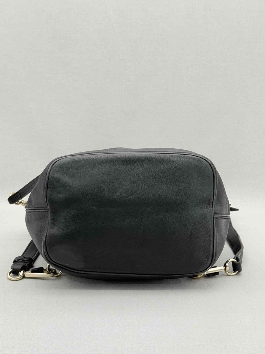 Pre - loved CHLOE Faye Black Backpack at Reems Closet