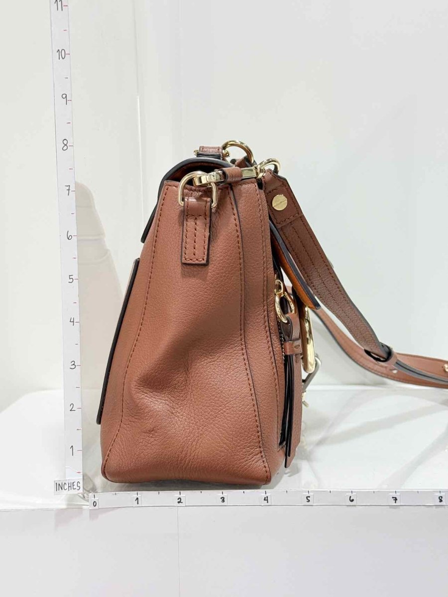 Pre - loved CHLOE Faye Brown Shoulder Bag at Reems Closet