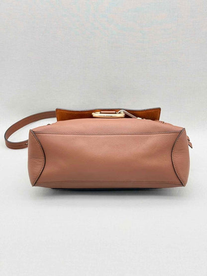 Pre - loved CHLOE Faye Brown Shoulder Bag at Reems Closet