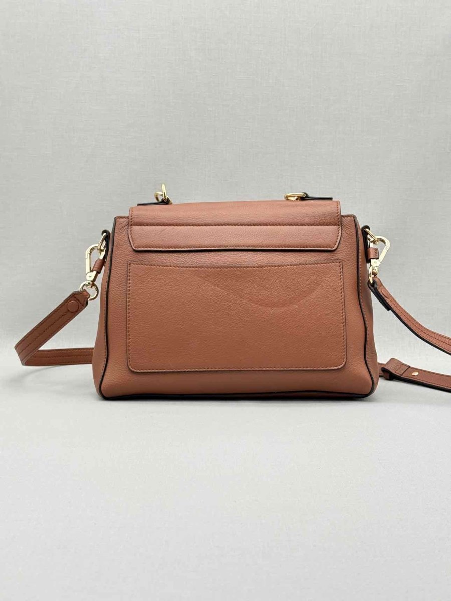 Pre - loved CHLOE Faye Brown Shoulder Bag at Reems Closet