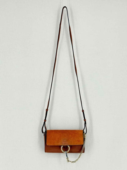 Pre - loved CHLOE Faye Tan Crossbody at Reems Closet