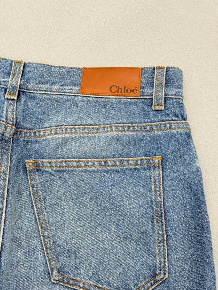 Pre-loved CHLOE Foggy Blue Size 28 Jeans at Reems Closet