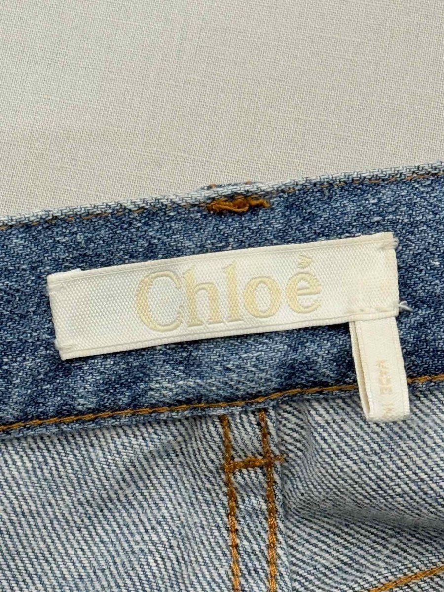 Pre-loved CHLOE Foggy Blue Size 28 Jeans at Reems Closet