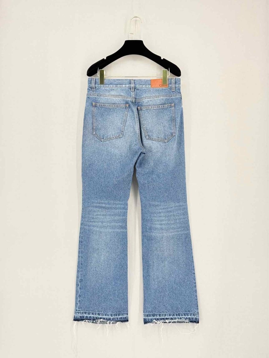 Pre-loved CHLOE Foggy Blue Size 28 Jeans at Reems Closet