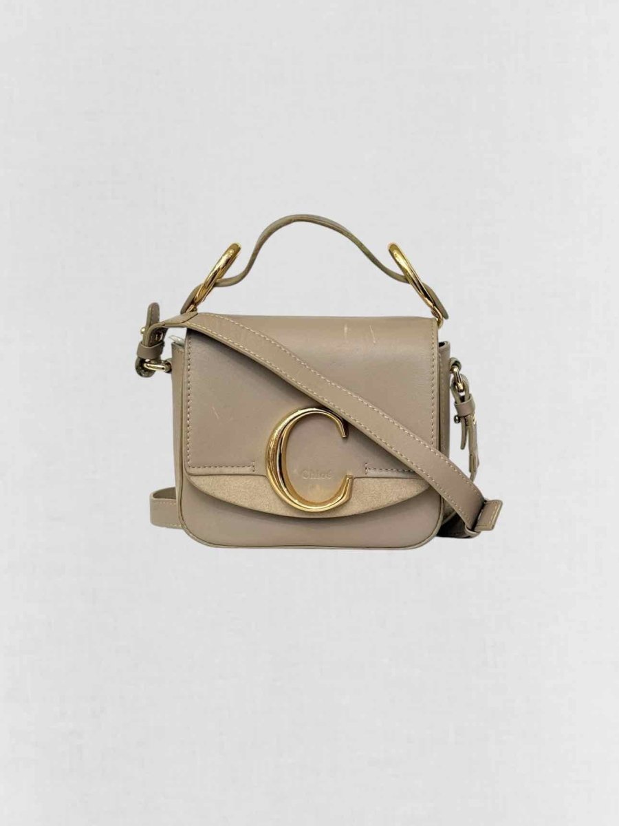 Pre - loved CHLOE Grey Crossbody at Reems Closet