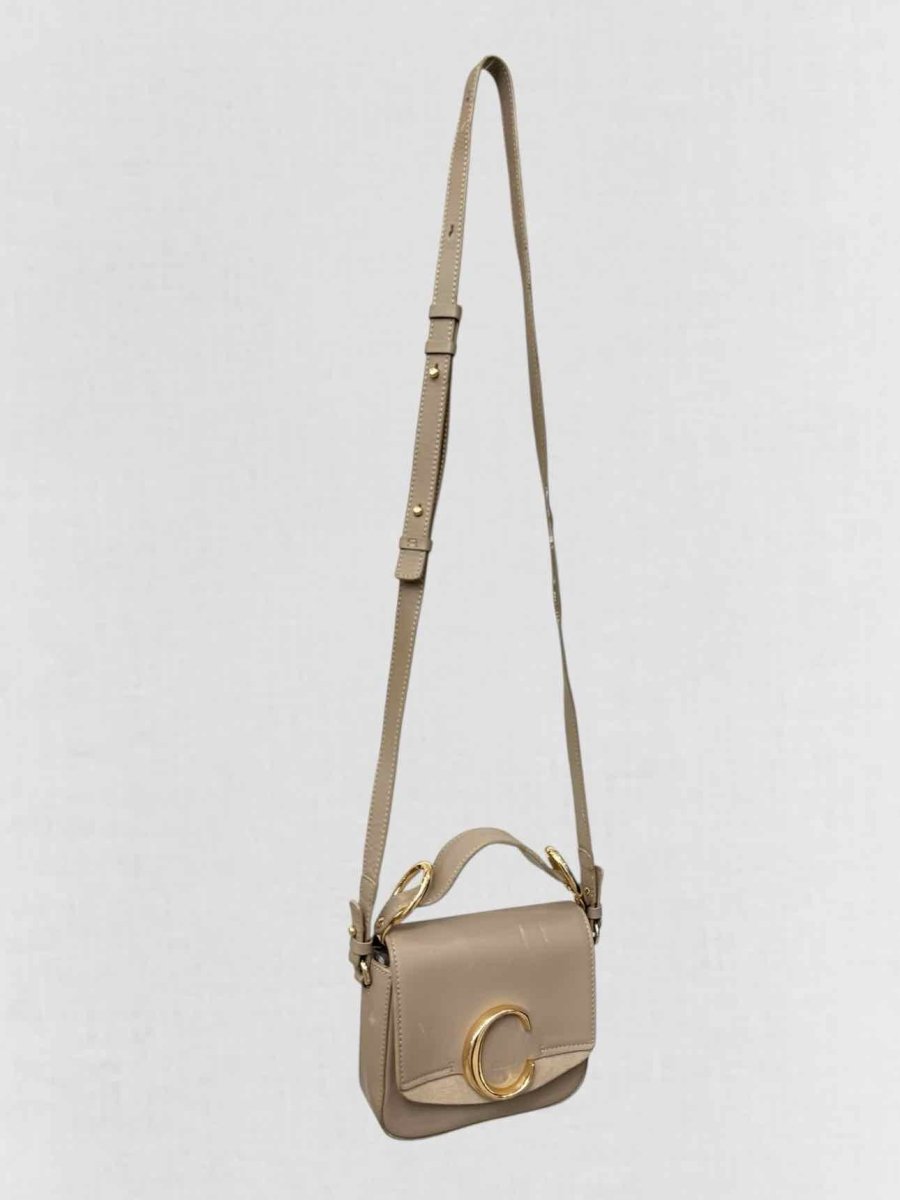Pre - loved CHLOE Grey Crossbody at Reems Closet