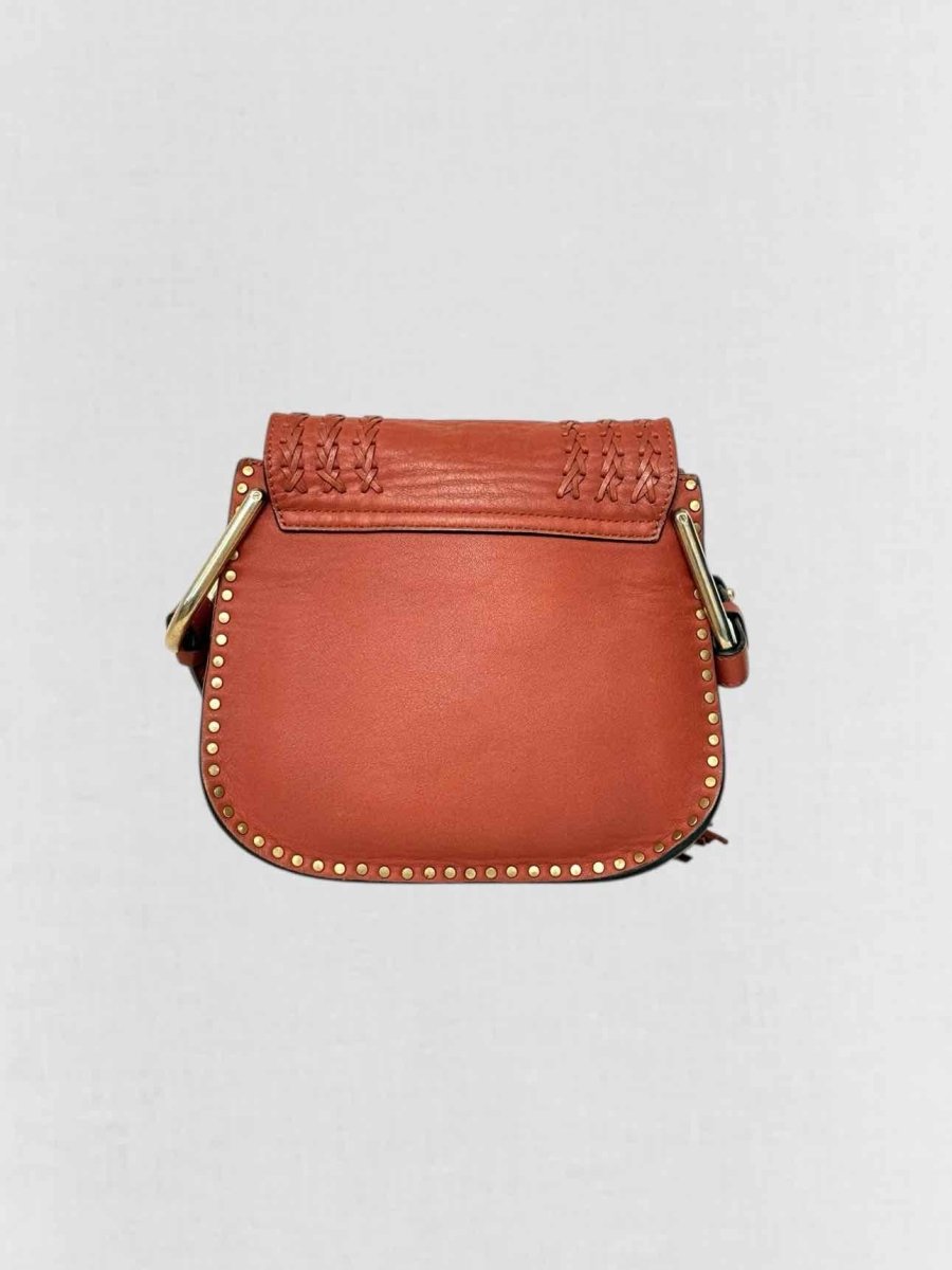 Pre - loved CHLOE Hudson Rusty Orange Tassle Crossbody at Reems Closet