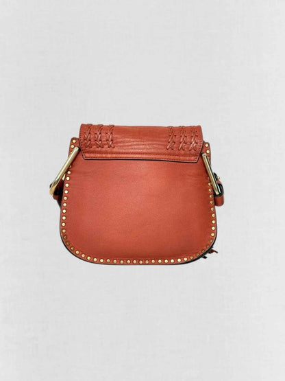Pre - loved CHLOE Hudson Rusty Orange Tassle Crossbody at Reems Closet